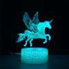 Creative 3D Illusion Crack 3D Night Light Kids Bedroom Desk LED Lamp USB LED Night Light Surprise Birthday Gift