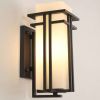 Hot sale 110V 220V Modern Outdoor Exterior Linear Strip Wall Lamp 3000K Warm White Garden Sconce LED Wall Light