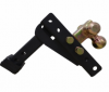 Adjustable Trailer Hitch, Tri-Ball ,8 Inch Drop/Rise Drop Hitch