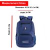 Dace Grace Blue Casual Waterproof Laptop Backpack/Office Bag/School Bag/College Bag/Business Bag/Unisex Travel Backpack