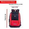 "Dace 2.0 Version Casual Waterproof Laptop Backpack/Office Bag/School Bag/College Bag/Business Bag/Travel Backpack (15.6inch laptop) 30 L (Red & black) "