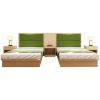 Top Quality Bedroom Luxury Wooden Furniture Hotel Modern Double Bed