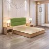 Top Quality Bedroom Luxury Wooden Furniture Hotel Modern Double Bed