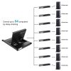 17'' LED IP KVM Switch 8 Port VGA MT-VIKI IP 1U Rack KVM Console Drawer, LCD KVM Switch Over IP