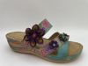 HAND MADE HAND PAINTED LEATHER SANDAL