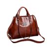 Fashion Computer Briefcase Leather Tote Large Capacity Stylish Retro Handbag Long Strap All-Match Sling Purse Designer Shoulder Crossbody Satchel