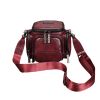 Stylish Retro Waterproof Casual Camera Bag Large Capacity Leather Messenger Bag Long Strap Crossbody Bag Lovely Cute Sling Bag Exquisite Satchel Bright Bucket Bag