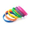 Custom silicone band promotional wristband with logo