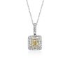 14K Yellow Gold Circle Diamond Necklace Diamond Necklace | 4.17 Carats Jean (7.5 MM band)