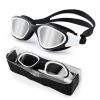 Customized swimming googles man woman adult new fashion anti fog UV protection swim glasses