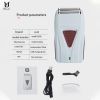 Barber Finish Electric Shaver for Men USB Cordless Rechargeable Beard Razor Reciprocating Foil Mesh Shaving Machine