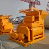 Small twin shaft concrete mixer JS500 skip hopper cement batching machine for sale