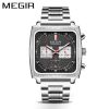 Megir Watch Chronograph Fashion Timepiece For Men