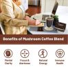 Factory Mushroom Coffee With 6 Superfood Lions Mane Reishi Chaga One Cup Organic Instant Coffee