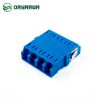 LC Quad Fiber Optic Adapter One Piece Type