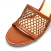 Open Toe Slip On Slide Sandals Hollow Out Women High Heel Slipper