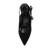 Mid Kitten Heel Bowknot Elastic Band Dress WomenÃÂ¢Ã¯Â¿Â½Ã¯Â¿Â½s Slingback Pump