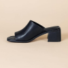 Hot Sale Fashion Women Sandals Chunky Heel WomenÃÂ¢Ã¯Â¿Â½Ã¯Â¿Â½s Block Heel Mule Faux Leather