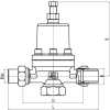 Cryogenic Pressure Regulator/Regulating Valve