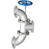 Three way globe valves...