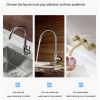 Stainless steel hot and cold water mixer bathroom toilet washbasin basin universal