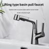 Lift-off basin pull-out mixer304 stainless steel hot and cold water mixer