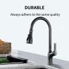 Kitchen three function pull-out faucet 304 stainless steel book faucet