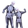 Halloween children's costume Boy skeleton costume Horror game ghost costume Family party cosplay costume