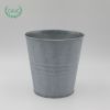 Natural Metal Planter Stand Zinc Flower Pot with Embossed Finish for Wholesale