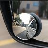 Blind Spot Mirror Glass Convex Lens Frameless Adjustable Blind Spot Mirror for All Universal Vehicles Car Stick