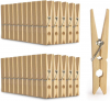 Bamboo Pegs Strong Clothes Pegs for Washing Line Laundry Pegs