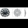 12 inch Straight Blade Universal Auto AC Electric Cooling Fan Car Fan For Radiator