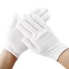 Quality white cotton gloves