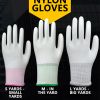 Polyester glove core