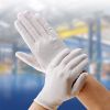 Quality white cotton gloves