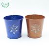 Galvanized Garden Planter Flower Pot for Christmas Decoration