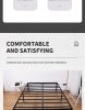 Wrought iron bed Iron frame bed Fashion double bed Modern simple bedroom Rental room Dormitory bed board bed