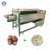 This industrial used brush roller potato washing peeling machine is made of food grade SUS 304 stainless steel