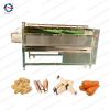 This industrial used brush roller potato washing peeling machine is made of food grade SUS 304 stainless steel