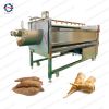 This industrial used brush roller potato washing peeling machine is made of food grade SUS 304 stainless steel