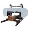 portable horizontal band saw mill wood cutting machine