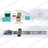 Factory price Chinese automatic spring roll pastry sheet forming stuffing wrapping making machine production line