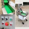 Leaf Vegetable Spinach Cutting Machine Potato Chips Slicer Fruit Vegetable Cutter Machine