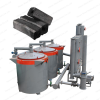 hoist lifting type Sawdust Charcoal Maker Carbonization furnace