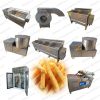 Semi-automatic Frozen French Fries Making Machine Industrial French Fries Production Line