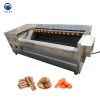 Fruit And Vegetable Hair Wool Roller Cleaning Machine Carrot Washing And Peeling Machine