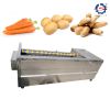  Industrial Cassava Peeling Machine Potato Turmeric Peeler Brush Roller Peeler