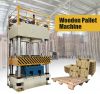 Industrial Commercial wood pallet tray machine Hot Press Wood Pallet Making Machine
