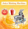 Industrial cold screw press orange juice extractor tomato sauce making extractor