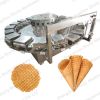 automatic commercial egg roll maker sugar waffle cone making machine